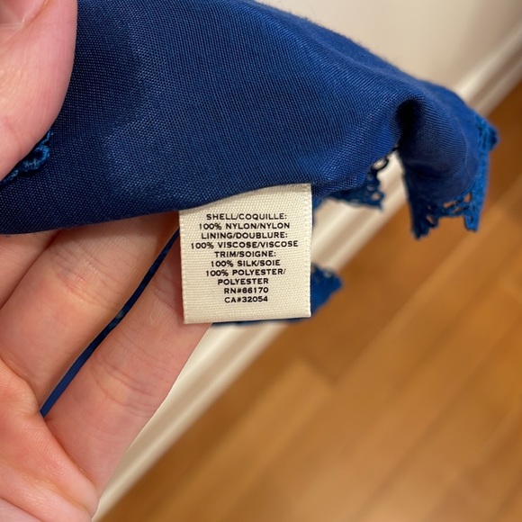 Anthropologie Blue Dress - Picture 8 of 9